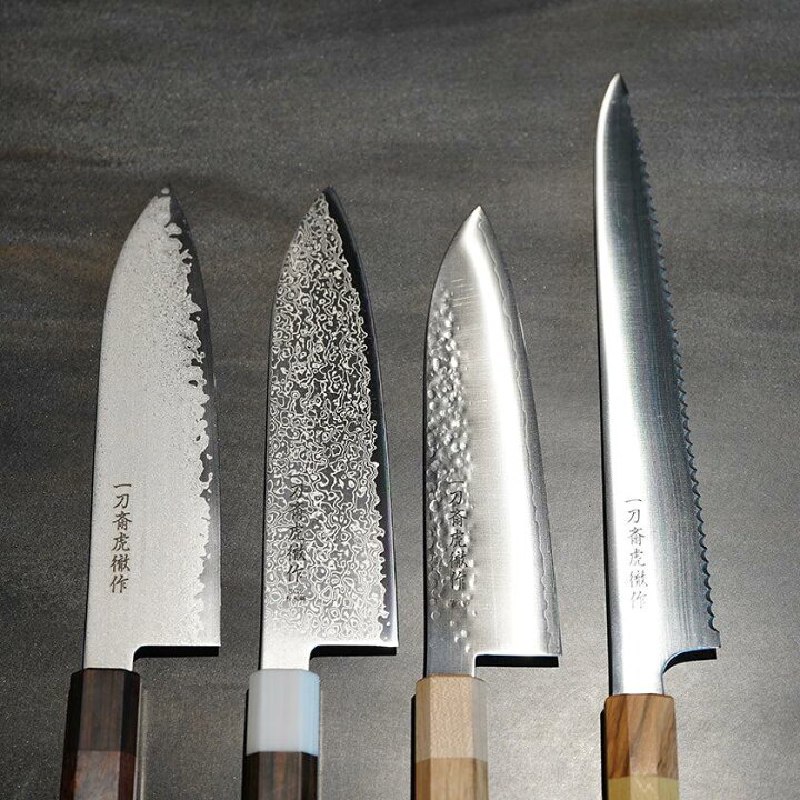 楽天市場】【三徳包丁】ゴールド割込 V5 槌目 樫八角メープル口輪 180  