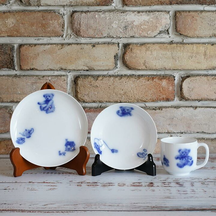 楽天市場】【磁器】大倉陶園 マイリトルベア3点セット（プレート 