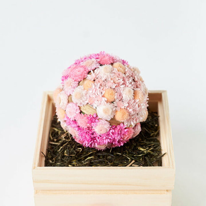 楽天市場】【ギフトラッピング対応】プリザーブドフラワー 茶和花の鞠 