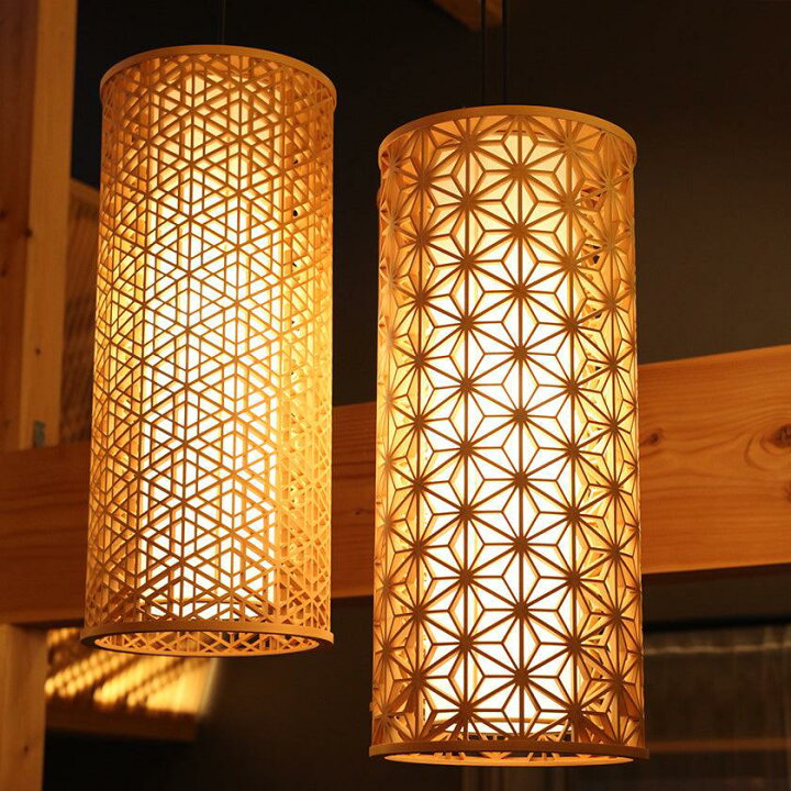 楽天市場】【ペンダントライト・照明】KUMIKO Pendant Light 02 麻の葉 