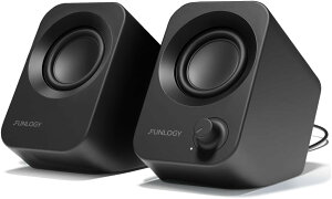 FUNLOGY Speaker(�X�s�[�J�[/PC�X�s�[�J�[)VGP2024��ܑ���14W / �X�e���I�X�s�[�J�[/�p�\�R��/USB���d/�d�ቹ/AUX / 3.5mm�s�����͓��{�u�����h (�z���C�g) �z���C�g USB-A