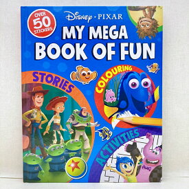 【シール50枚付き！ ディズニーピクサー アクティビティブック 洋書 アウトレット】Disney Pixar: My Mega Book of Fun (My Mega Book of Fun Disney)