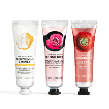 楽天市場 正規品 数量限定 ハンドクリームトリオ The Body Shop ザボディショップ コスメ ギフト 女性 プレゼント 誕生日 退職 いい香り クリスマスコフレ クリスマスプレゼント ホリデー ホリデーコフレ ザボディショップ 楽天市場店