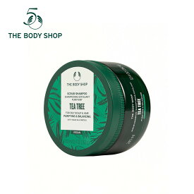 【 公式 】ティーツリー クリア＆バランシング ヘアスクラブ 240mL | ザボディショップ THE BODY SHOP ボディショップ コスメ ギフト プレゼント 誕生日 ヘアケア ヘッドスクラブ ソルトスクラブ 頭皮スクラブ 頭皮ケア シャンプー いい香り