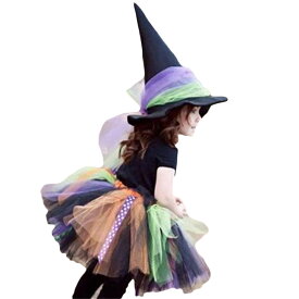 魔女 ハロウィン 衣装 子供 変装 コスチューム ハロウィン魔女 魔法使い 帽子付き コスプレ 姫系 コスプレ 子供 万聖節 ハロウィーン 仮装 Halloweenイベント 文化祭 余興 可愛い