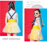 韓国チアガールキッズダンス衣装セットアップ女の子スカートヒップホップ体操服演出服jazzダンスウェアガールズチアリーダーチアキッズダンスダンス衣装sale110/120/130/140/150/160/170