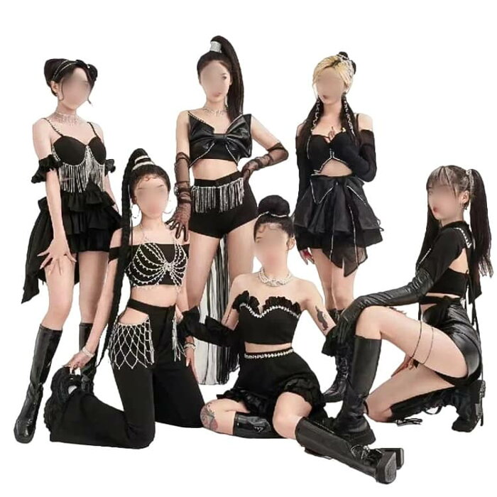 ジャズ ダンス衣装 大人 レディース セットアップ 韓国ダンス衣装 ヒップホップ ダンス ステージ衣装 ヘソ出し スカート パンツ K-POP 演出服 黒 アイドル衣装 上下 セクシー ダンスウエア チア 舞台服 JAZZ HIPHOP 団体 練習着 おしゃれ detalles del art culo Rakuten