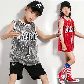 スパンコール キッズダンス衣装 ワンピース ガールズ 子供服 ヒップホップ 韓国 ファッション 女の子 キッズ ダンス 衣装 演出服 ステージ衣装 女の子 110 120 130 140 150 160 170