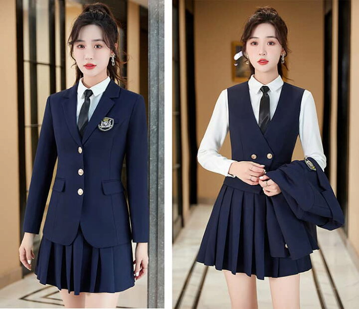 楽天市場】P10倍 韓国 卒業式 スーツ 女の子 スカート 制服 卒服  