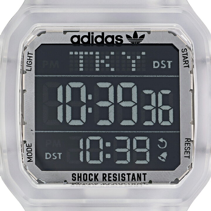 楽天市場】adidas アディダス STREET ストリート DIGITAL ONE GMT デジタルワン GMT AOST22049 メンズ 腕時計  電池式 デジタル ワールドタイム クリア : ザ・クロックハウス 楽天市場店
