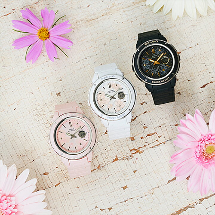 楽天市場】BABY-G BGA-150FL-1AJF カシオ レディース 腕時計 アナデジ 
