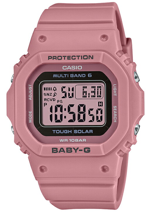 楽天市場】BABY-G 小型 スリム スクエア BGD-5650-4JF レディース 