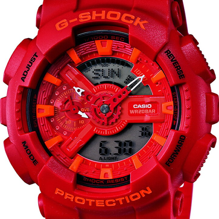 楽天市場】G-SHOCK GA-110AC-4AJF カシオ メンズ 腕時計 アナデジ  