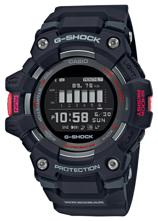 楽天市場】G-SHOCK G-SQUAD ジー・スクワッド GBD-100-1JF 腕時計 