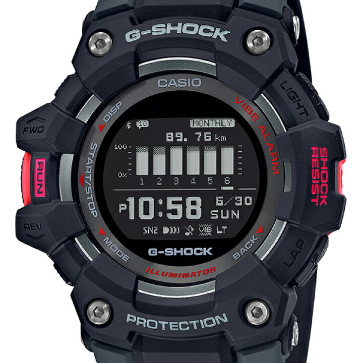 楽天市場】G-SHOCK G-SQUAD ジー・スクワッド GBD-100-1JF 腕時計 