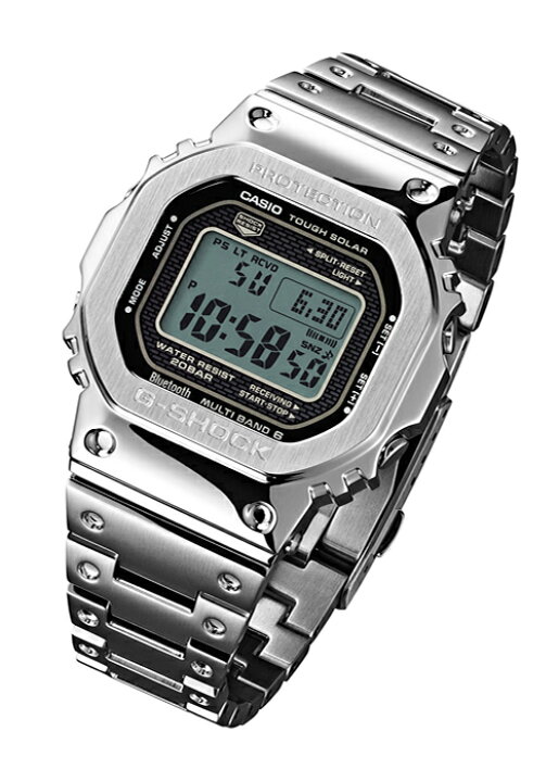 楽天市場】G-SHOCK GMW-B5000D-1JF フルメタル シルバー メンズ 腕時計  