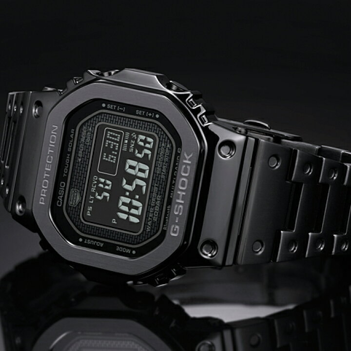 楽天市場】G-SHOCK フルメタル ブラック GMW-B5000GD-1JF メンズ  