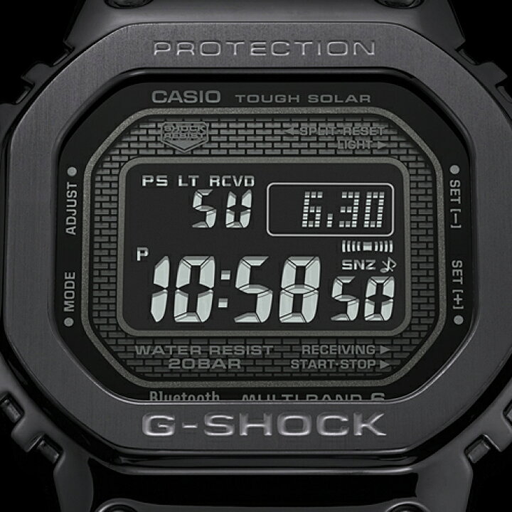 楽天市場】G-SHOCK フルメタル ブラック GMW-B5000GD-1JF メンズ 
