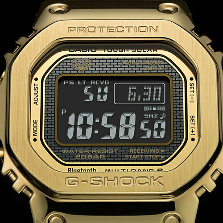 楽天市場】G-SHOCK フルメタル ゴールド GMW-B5000GD-9JF メンズ  