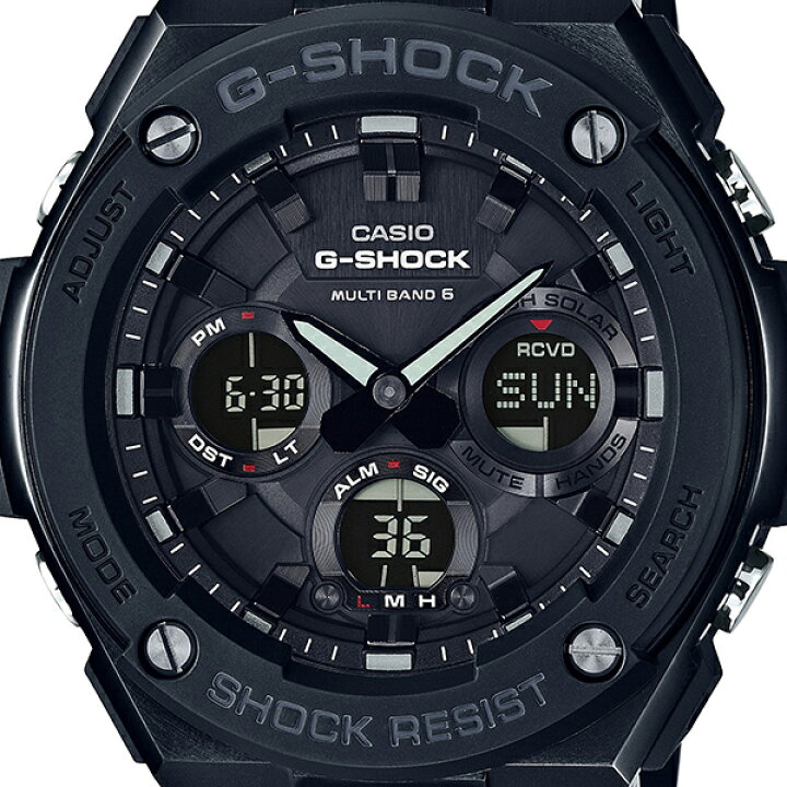 楽天市場】G-SHOCK G-STEEL Gスチール GST-W100G-1BJF メンズ 腕時計  