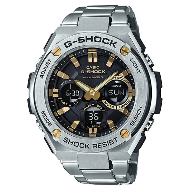 楽天市場】G-SHOCK G-STEEL Gスチール GST-W110D-1A9JF メンズ 腕時計 
