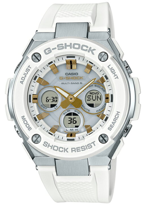 極美品】GST-W300-7AJF G-SHOCK 電波ソーラー ホワイト 楽天市場】G 