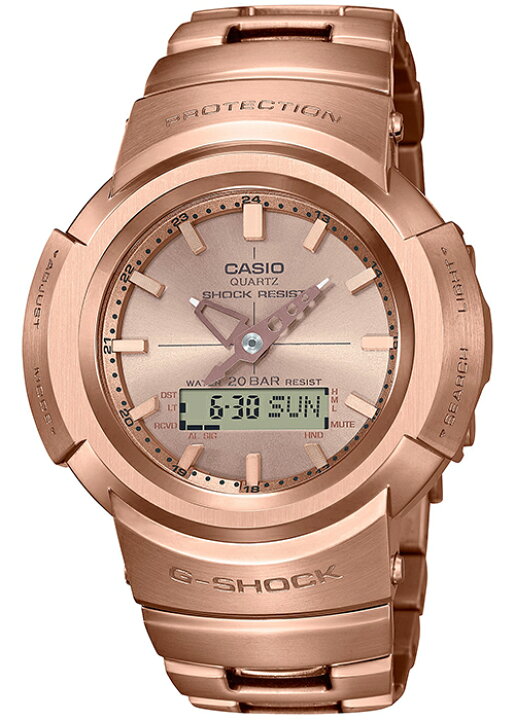 楽天市場】G-SHOCK ジーショック フルメタル AWM-500GD-4AJF メンズ 