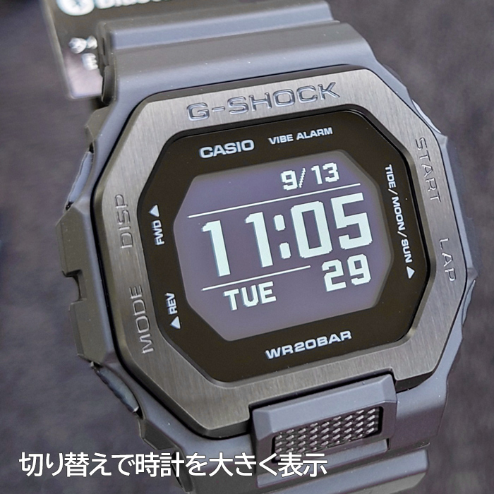 G-SHOCK  CASIO GBX-100NS-1jf ナイトサーフィン 腕時計(デジタル) 最新作売れ筋が満載
