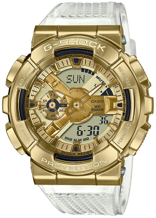 楽天市場】G-SHOCK Metal Covered GOLD INGOT スケルトン GM-110SG 