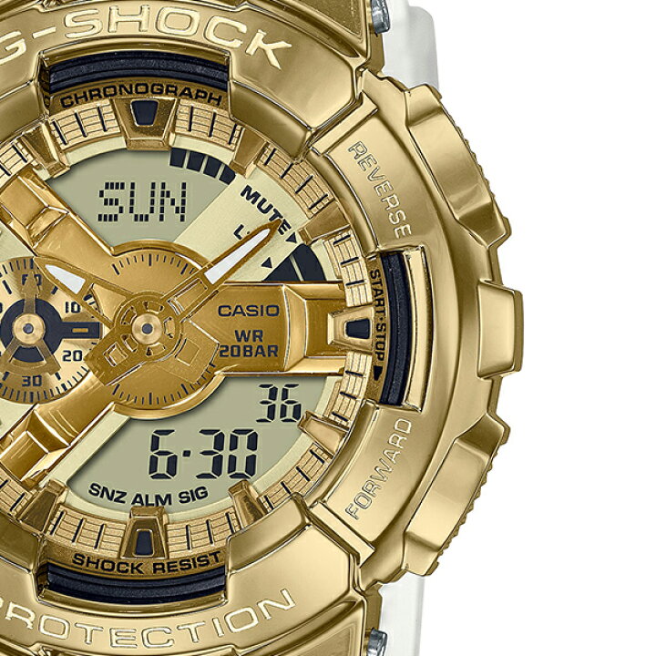 楽天市場】G-SHOCK Metal Covered GOLD INGOT スケルトン GM-110SG 