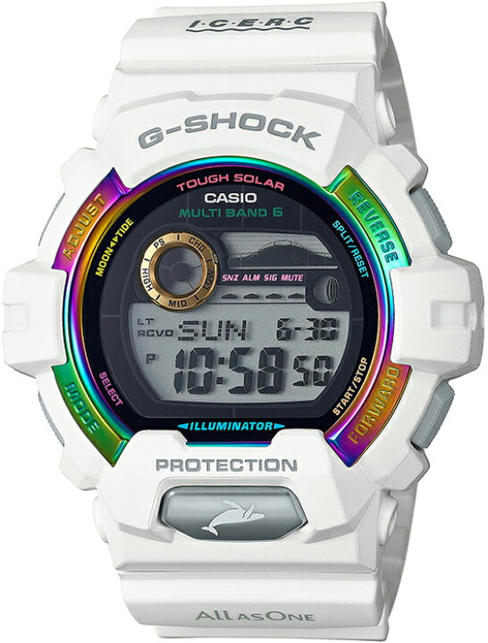楽天市場 6月17日発売 G Shock Gショック イルクジ 22 アイサーチ ジャパン コラボモデル Gwx 04k 7jr メンズ 腕時計 電波ソーラー デジタル ホワイト 国内正規品 カシオ ザ クロックハウス 楽天市場店