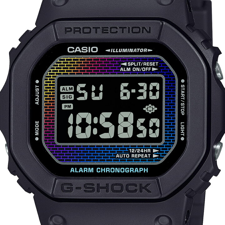 楽天市場】【今ならポイント最大47.5倍】G-SHOCK レインボー ブリック 