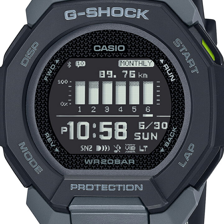楽天市場】G-SHOCK G-SQUAD GBD-300シリーズ GBD-300-1JF メンズ  