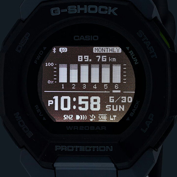 楽天市場】G-SHOCK G-SQUAD GBD-300シリーズ GBD-300-1JF メンズ  