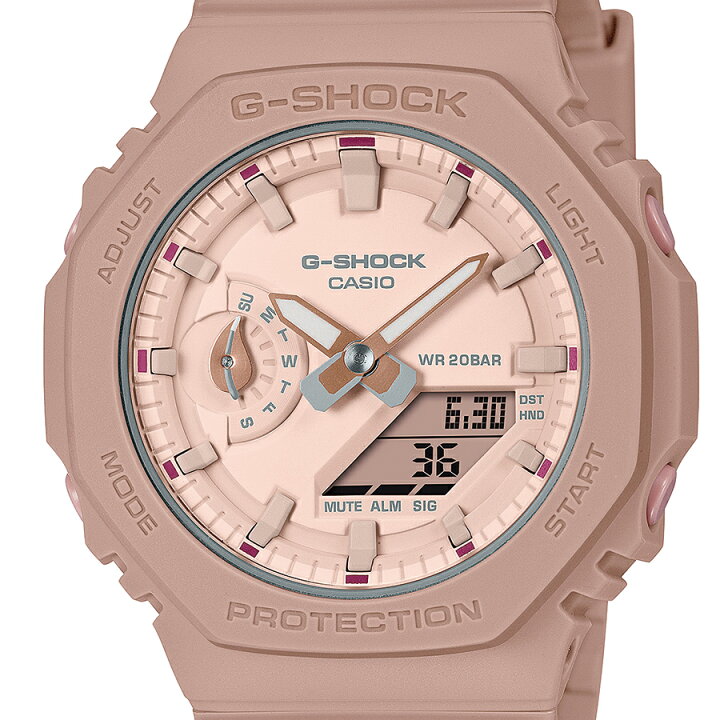 楽天市場】G-SHOCK ミッドサイズ ナチュラルカラー バジルの葉 GMA  