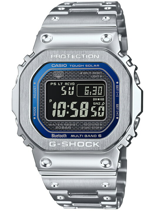楽天市場】G-SHOCK FULL METAL フルメタル ブルーアクセント GMW  