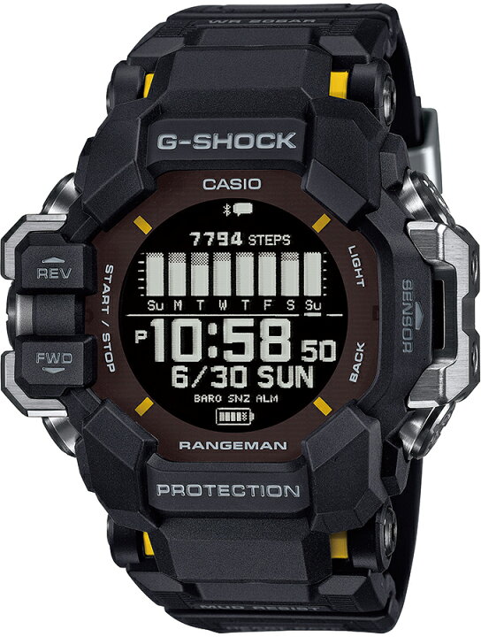 楽天市場】G-SHOCK レンジマン 心拍計 GPS機能 GPR-H1000-1JR メンズ 