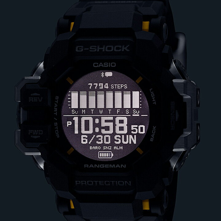 楽天市場】G-SHOCK レンジマン 心拍計 GPS機能 GPR-H1000-1JR メンズ 