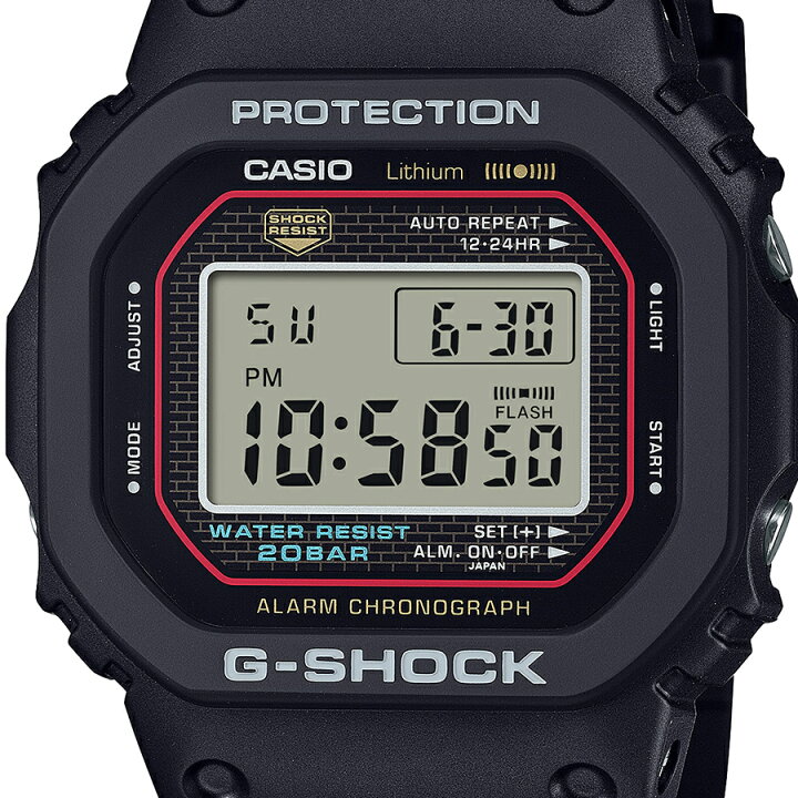 楽天市場】G-SHOCK 初代 復刻モデル DW-5000R-1AJF メンズ 腕時計 電池 