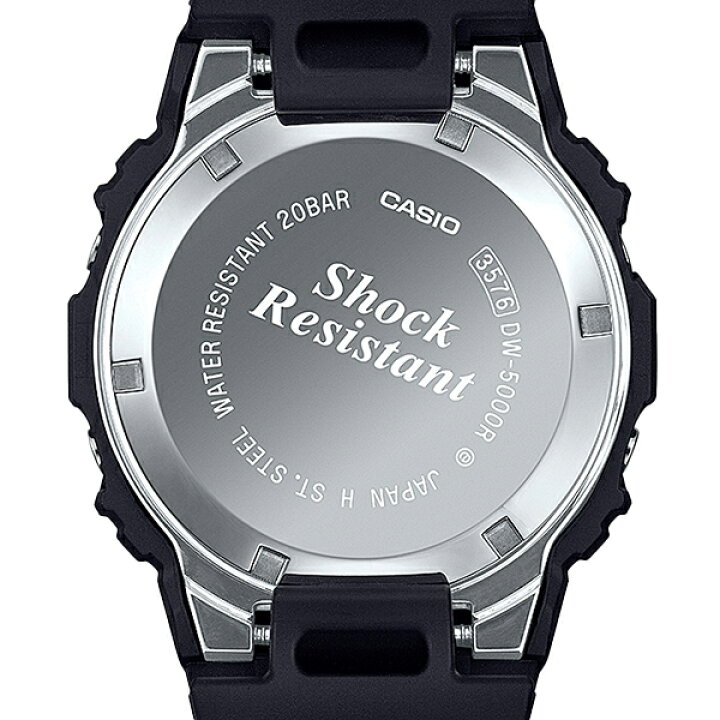 楽天市場】G-SHOCK 初代 復刻モデル DW-5000R-1AJF メンズ 腕時計 電池 