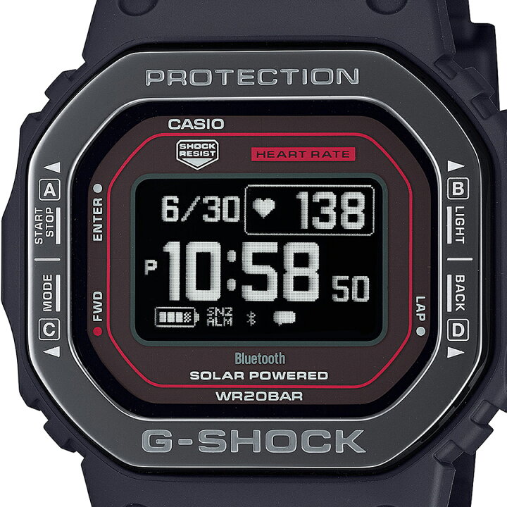 楽天市場】【6/20限り抽選還元＆10%OFFクーポン】G-SHOCK G-SQUAD 心拍 