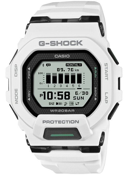 楽天市場】G-SHOCK G-SQUAD ポジティブ表示 MIP液晶 GBD-200-7JF 