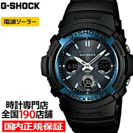 G-SHOCK AWG-M100A-1AJF カシオ メンズ 腕時計 電波ソーラー ブラック ベーシック 国内正規品