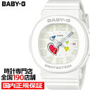BABY-G プレイフルハーツシリーズ BGA-10-7AJF レディース 腕時計 電池式 アナログ 樹脂バンド ホワイト 国内正規品 カシオ
