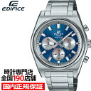 【10%OFFクーポン21日9:59迄】カシオ エディフィス クオーツ クロノグラフ EFB-730DJ-2AJF メンズ 腕時計 電池式 ブルーダイヤル メタルバンド