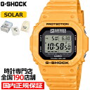 《6月6日発売》G-SHOCK SURFRIDER FOUNDATION JAPAN コラボレーションモデル G-5600SFJ-9JR メンズ 腕時計 ソーラー デジタル スクエア 樹脂バンド イエロー 国内正規品 カシオ