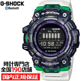 G-SHOCK G-SQUAD ジースクワッド スケルトン GBD-100SM-1A7JF メンズ 腕時計 電池式 Bluetooth デジタル ホワイト 反転液晶 国内正規品