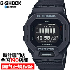 【ポイント最大64倍＆最大2000円OFFクーポン】G-SHOCK G-SQUAD ジースクワッド GBD-200シリーズ GBD-200-1JF メンズ 腕時計 電池式 Bluetooth デジタル 樹脂バンド ブラック 反転液晶 国内正規品 カシオ