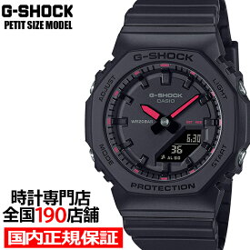 G-SHOCK プチサイズ スポーティアクセントカラー GMA-P2100SA-1A1JF レディース 腕時計 電池式 アナデジ オクタゴン 樹脂バンド ブラック 国内正規品 カシオ