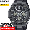 《6月6日発売》G-SHOCK G-STEEL モノトーンシリーズ GST-W110MS-1AJF メンズ 腕時計 電波ソーラー アナデジ ブラック 樹脂バンド 国内正規品 カシオ